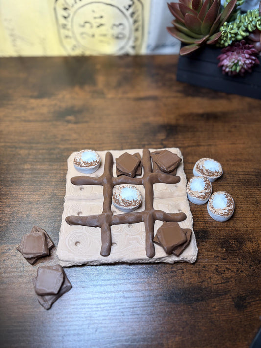 S'mores Tic Tac Toe | Fun Travel Game | Fall Halloween Gift
