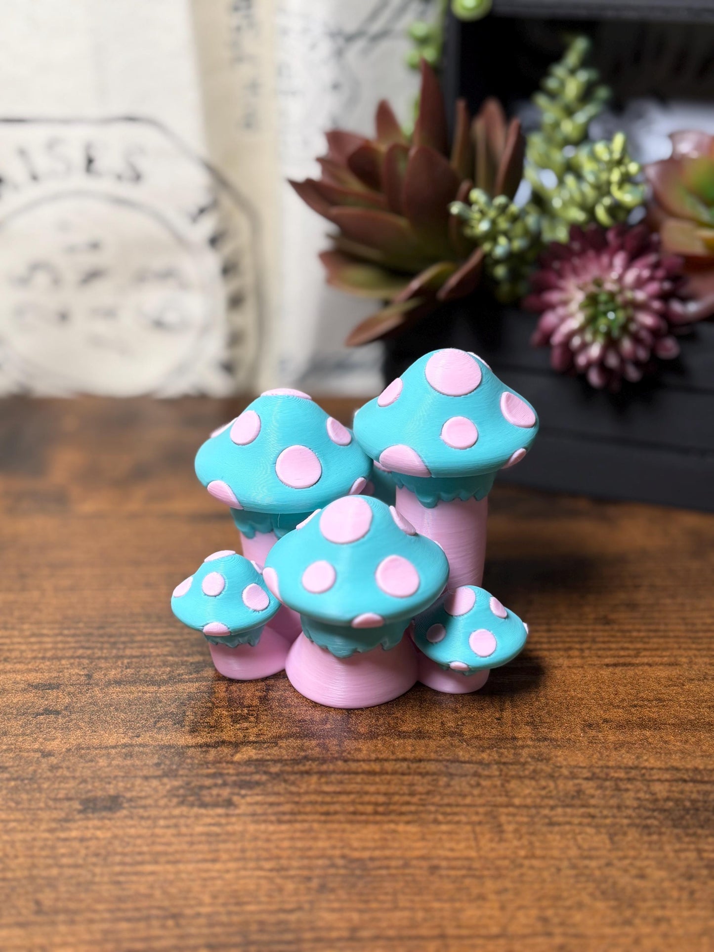 Mushroom Cluster Clicky Fidget Toy | Mushy Clicker | Toadstool Desk Fidget