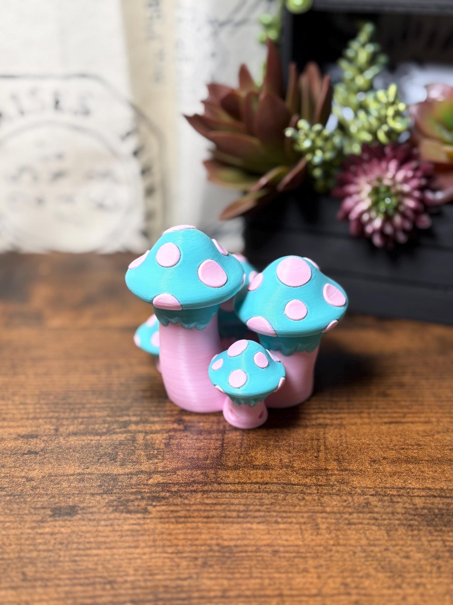 Mushroom Cluster Clicky Fidget Toy | Mushy Clicker | Toadstool Desk Fidget
