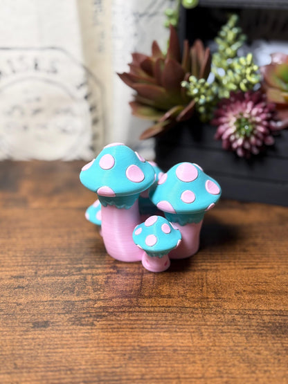 Mushroom Cluster Clicky Fidget Toy | Mushy Clicker | Toadstool Desk Fidget