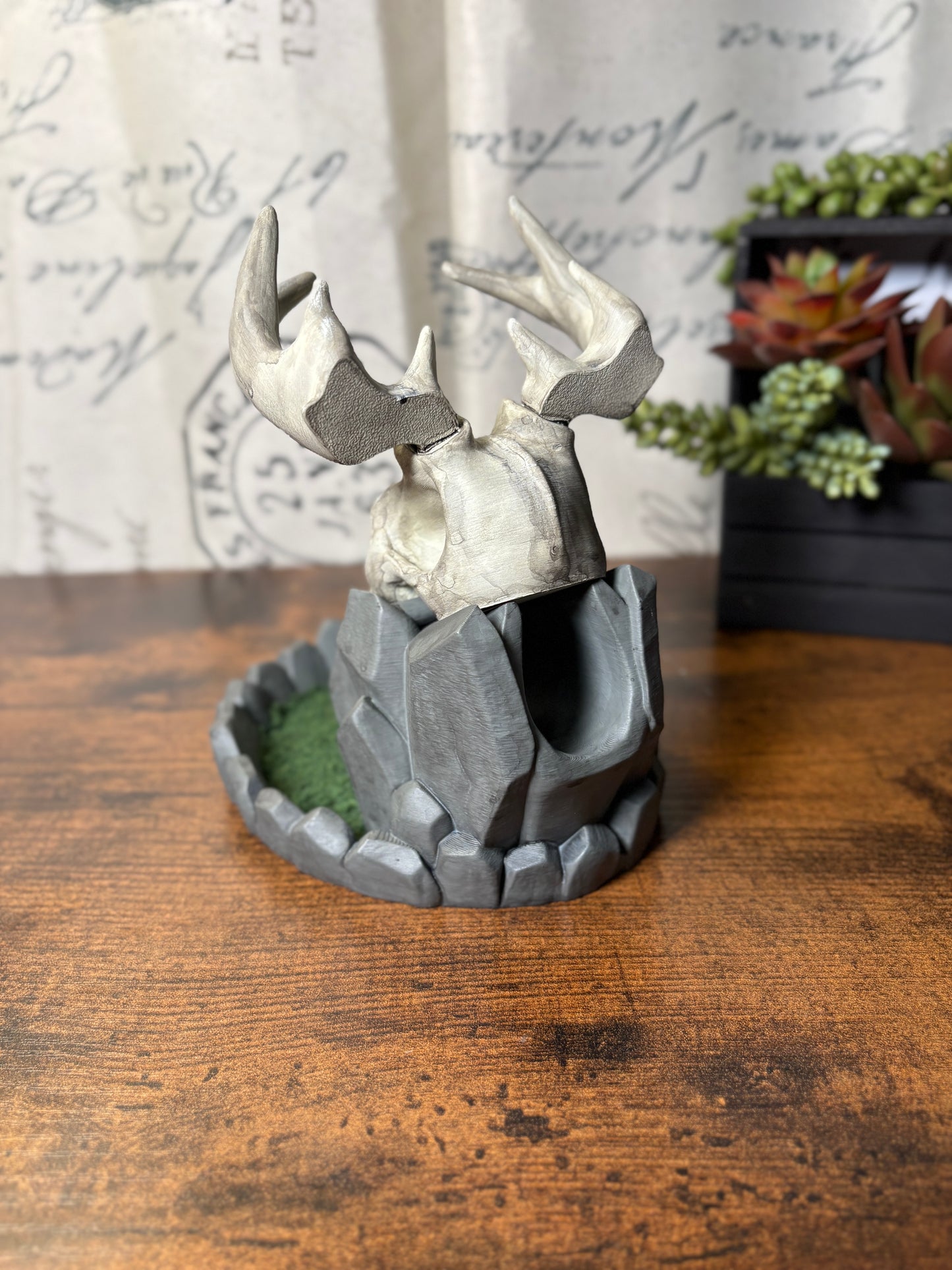 Deer Skull Dice Tower