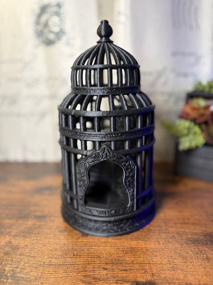 Antique Bird Cage Dice Tower and Dice Jail