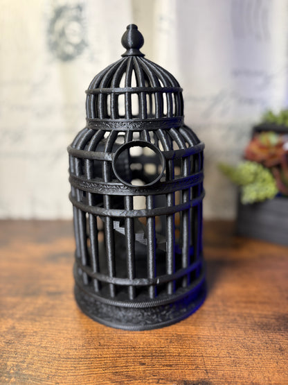Antique Bird Cage Dice Tower and Dice Jail