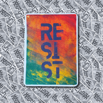 RESIST Art Print Sticker