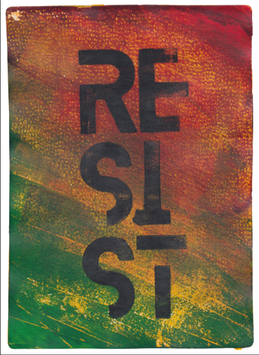RESIST Art Print Sticker