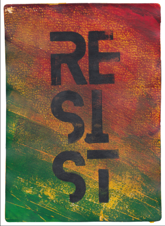 RESIST Art Print Sticker