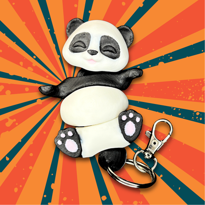 Peng the Panda | Friends Forever Hand-Holding Keychain Cuties