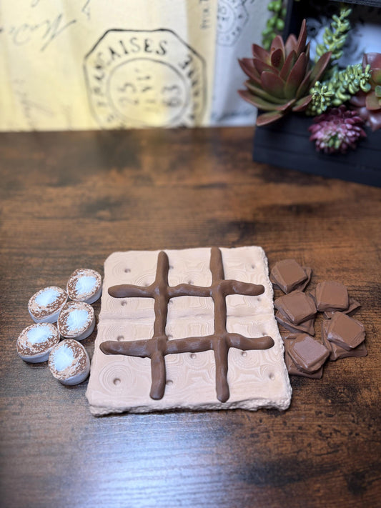 S'mores Tic Tac Toe | Fun Travel Game | Fall Halloween Gift