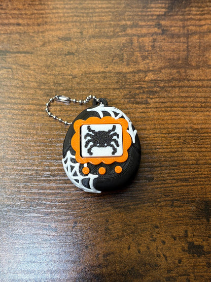 Custom Built Halloween V-Pet Fidget Clicker - Clicky and Spooky Tamagatchi