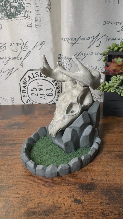 Deer Skull Dice Tower